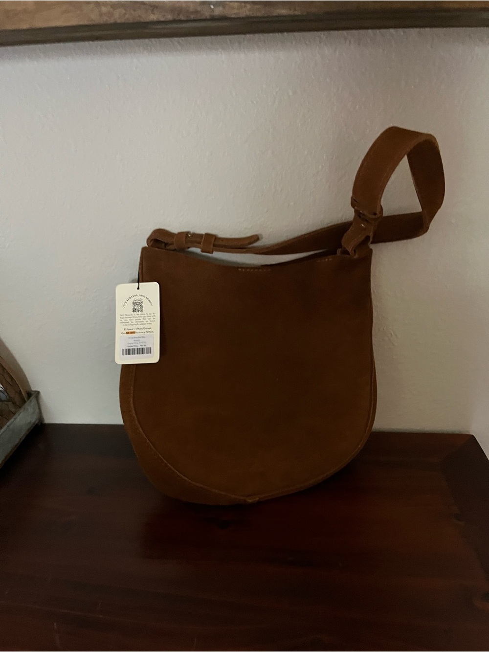 Portland Leather Jackson Suede small Olivia bag